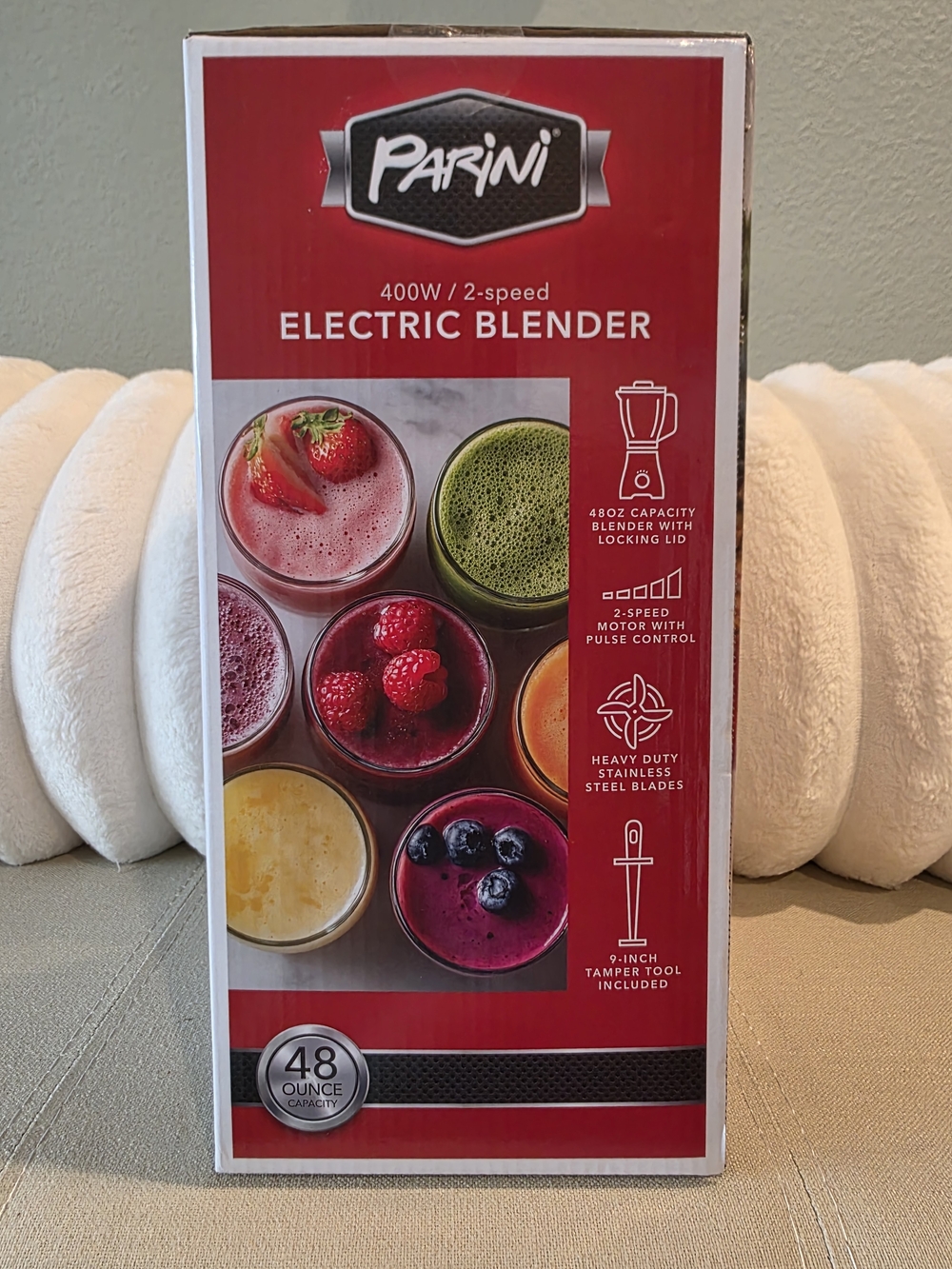 Parini Electric Blender - 400W 2 Speed - Picture 3 of 7